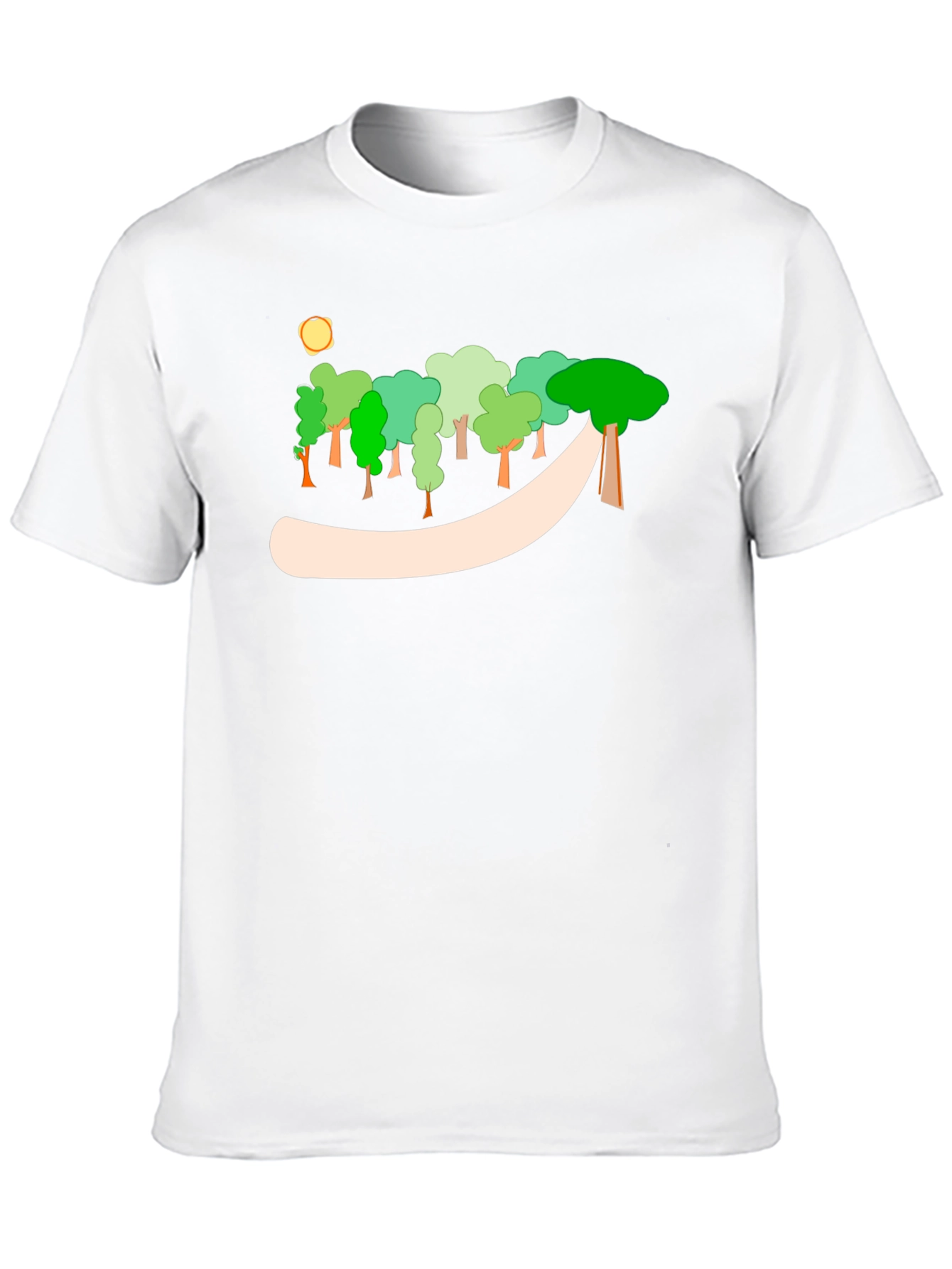 Cartoon Forest Graphic Tee