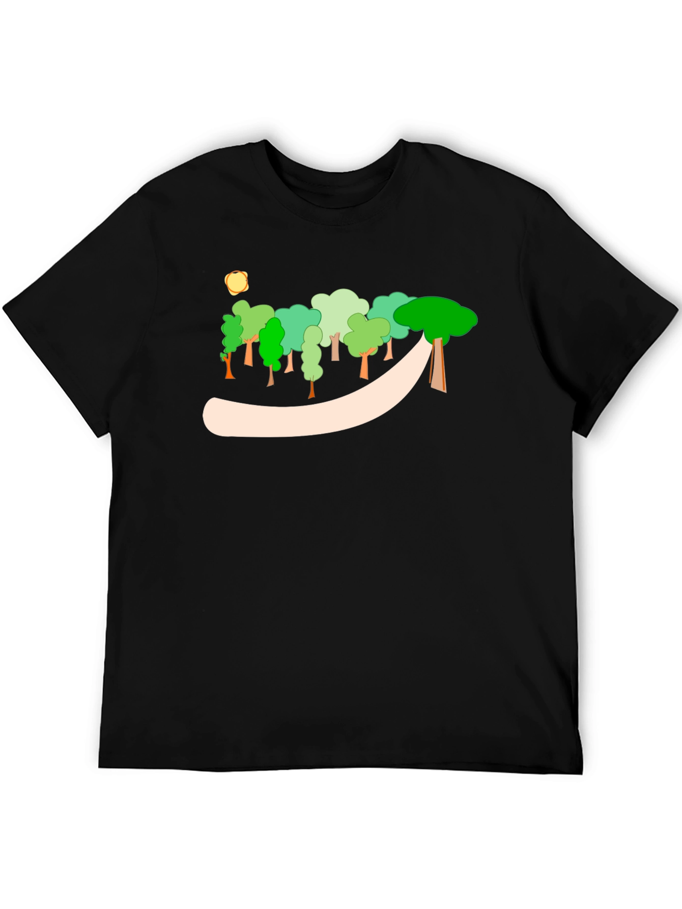 Cartoon Forest Graphic Tee