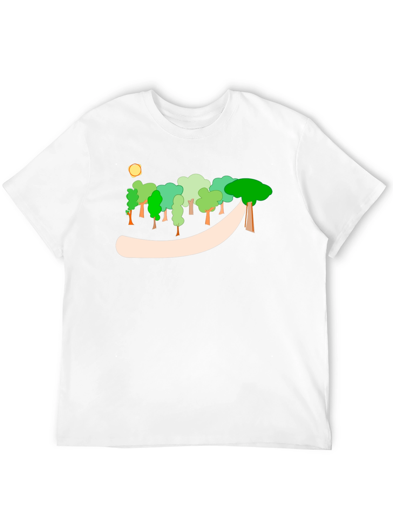 Cartoon Forest Graphic Tee