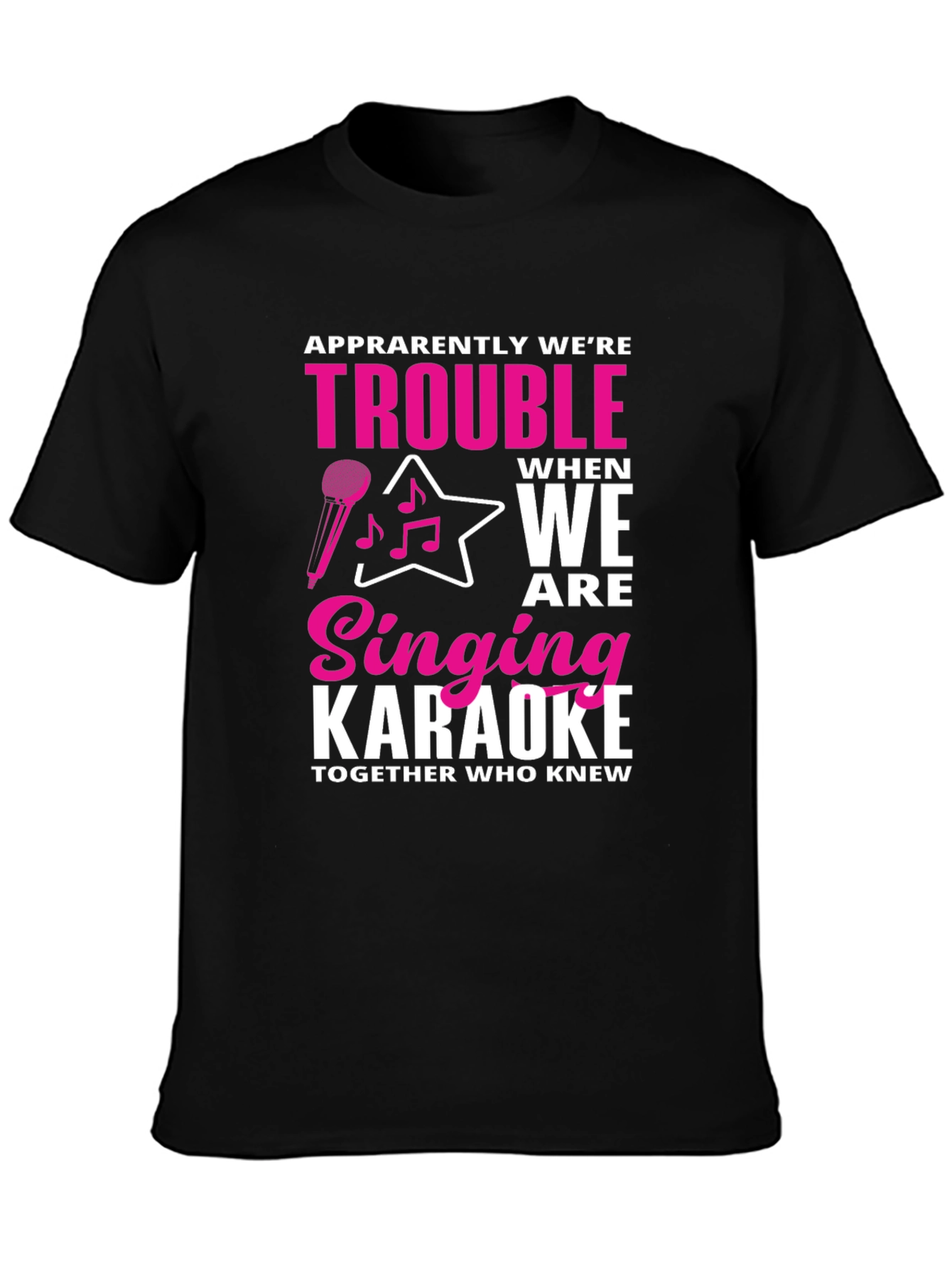 Karaoke Trouble Graphic Tee