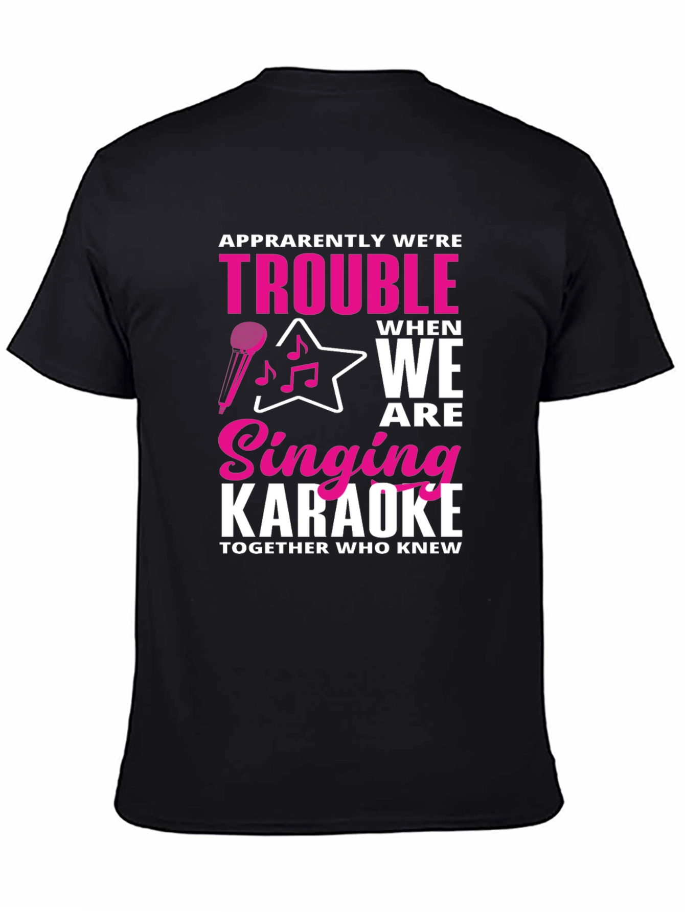 Karaoke Trouble Graphic Tee