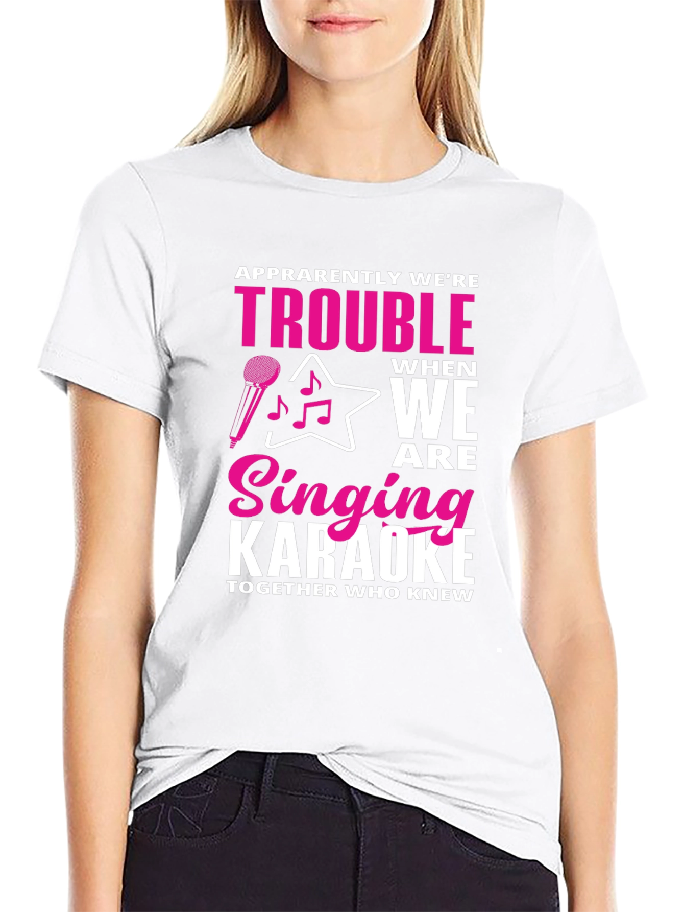 Karaoke Trouble Graphic Tee