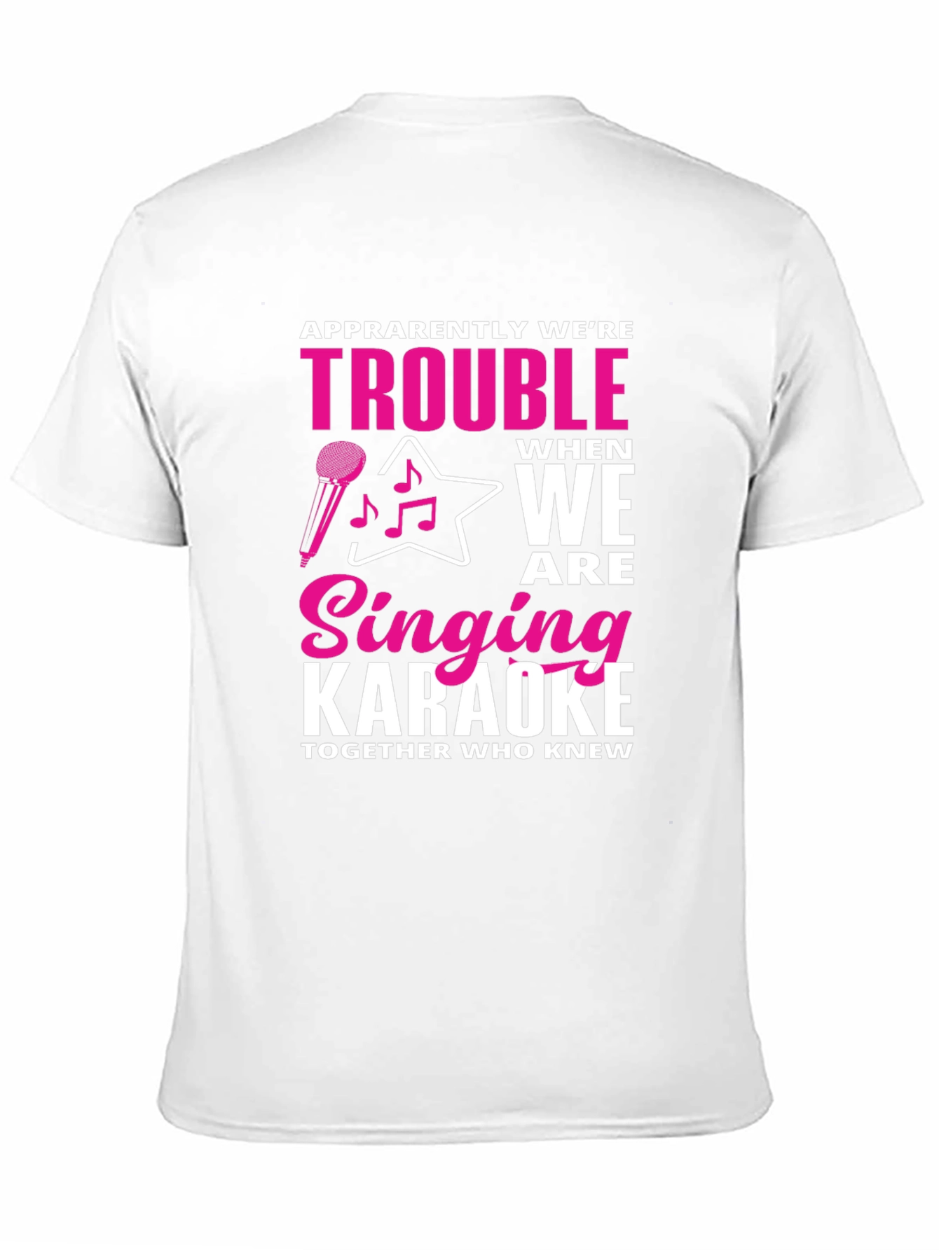 Karaoke Trouble Graphic Tee