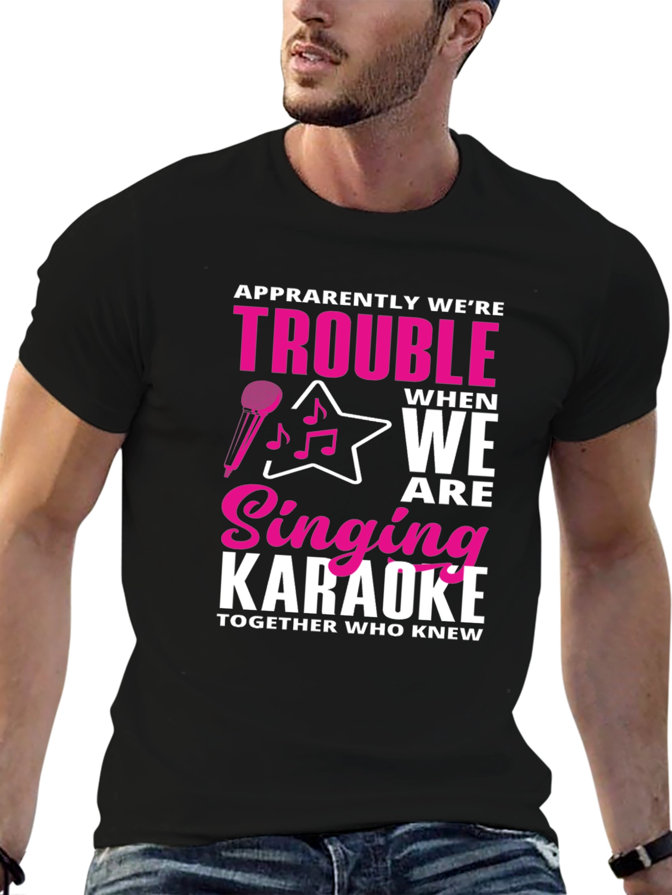 Karaoke Trouble Graphic Tee