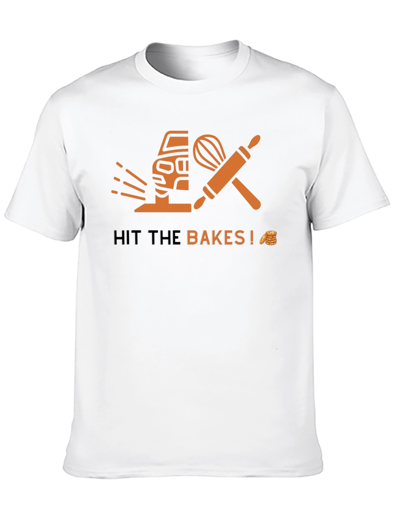 Hit the Bakes! Funny Car & Baking Pun T-Shirt