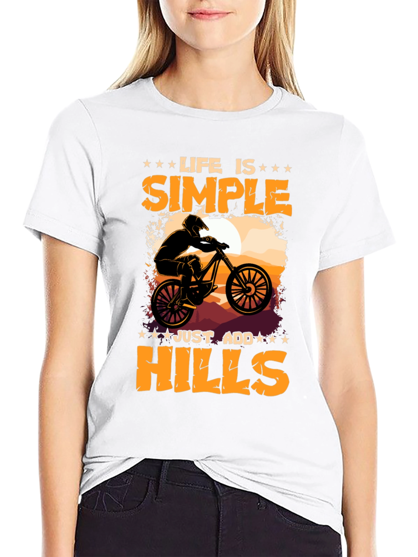 Life is Simple Add Hills T-Shirt