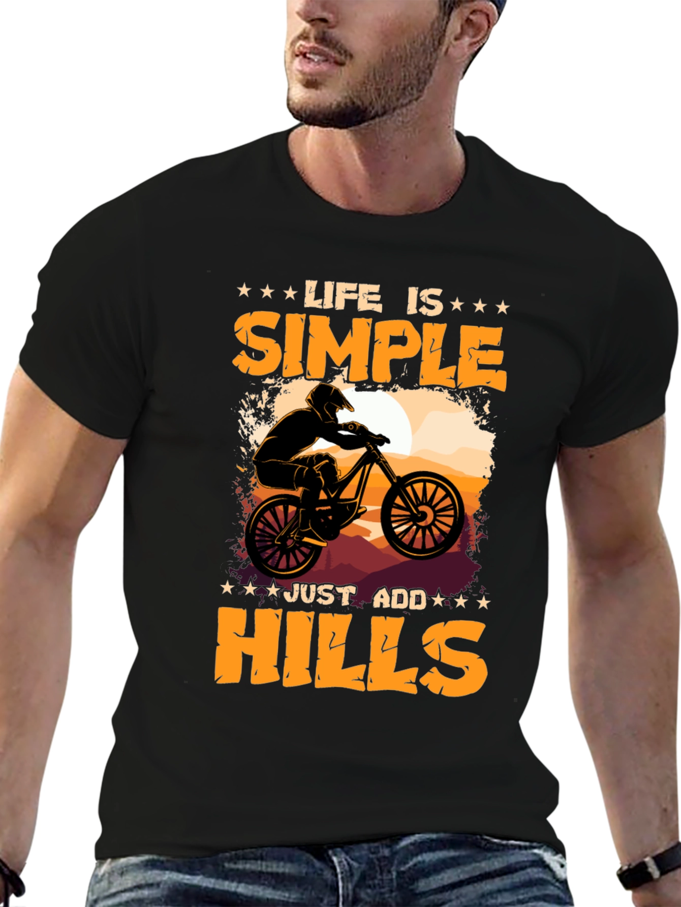 Life is Simple Add Hills T-Shirt