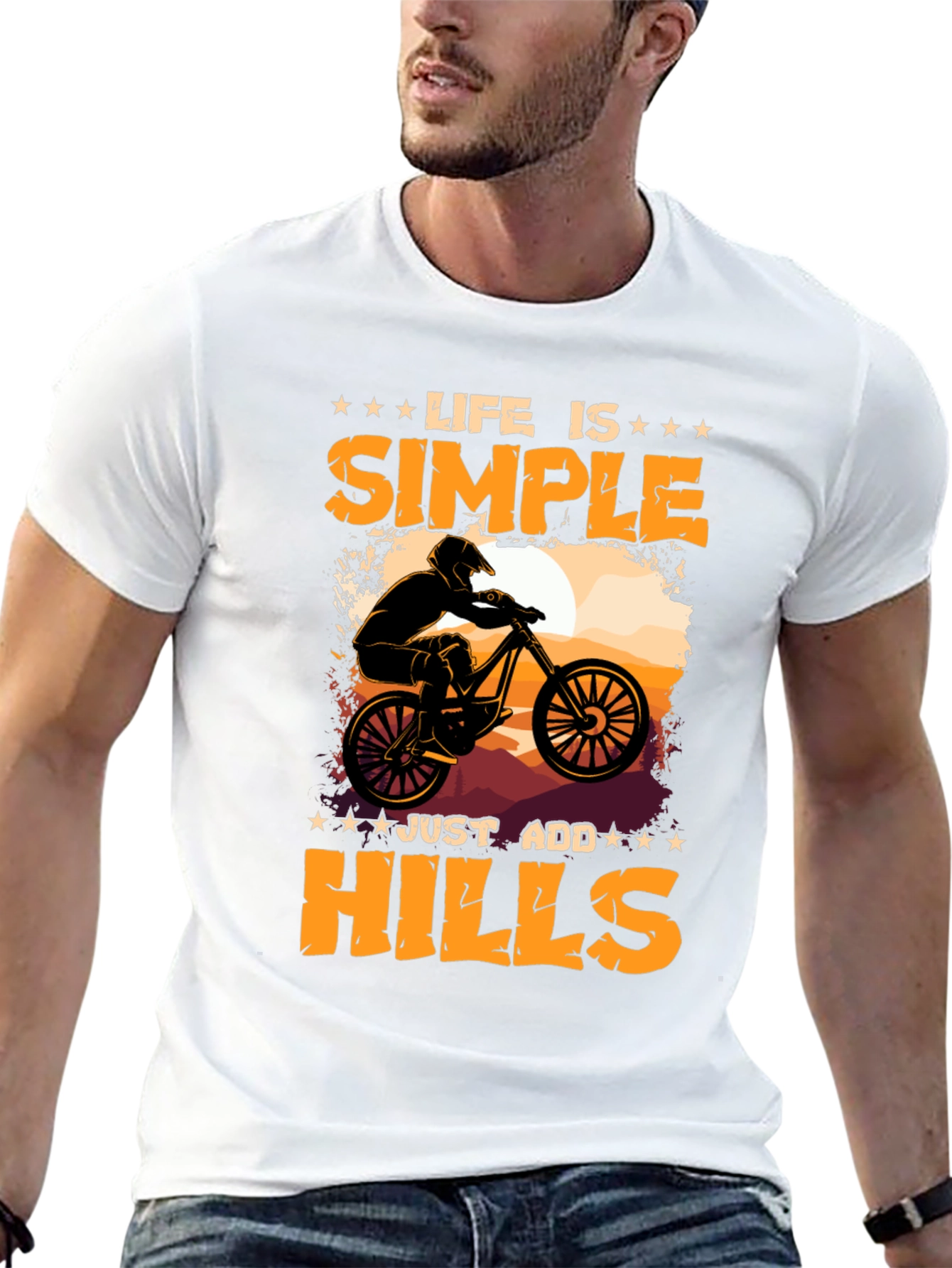 Life is Simple Add Hills T-Shirt