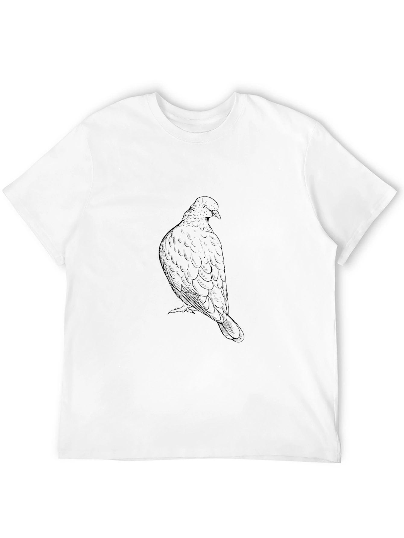 Black Pigeon Graphic Tee - Stylish & Unique