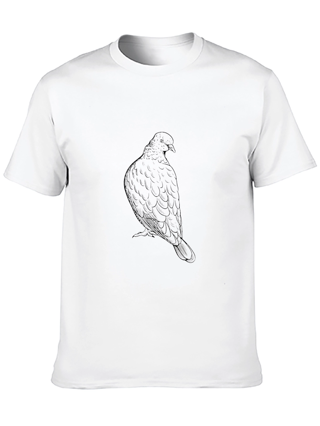 Black Pigeon Graphic Tee - Stylish & Unique