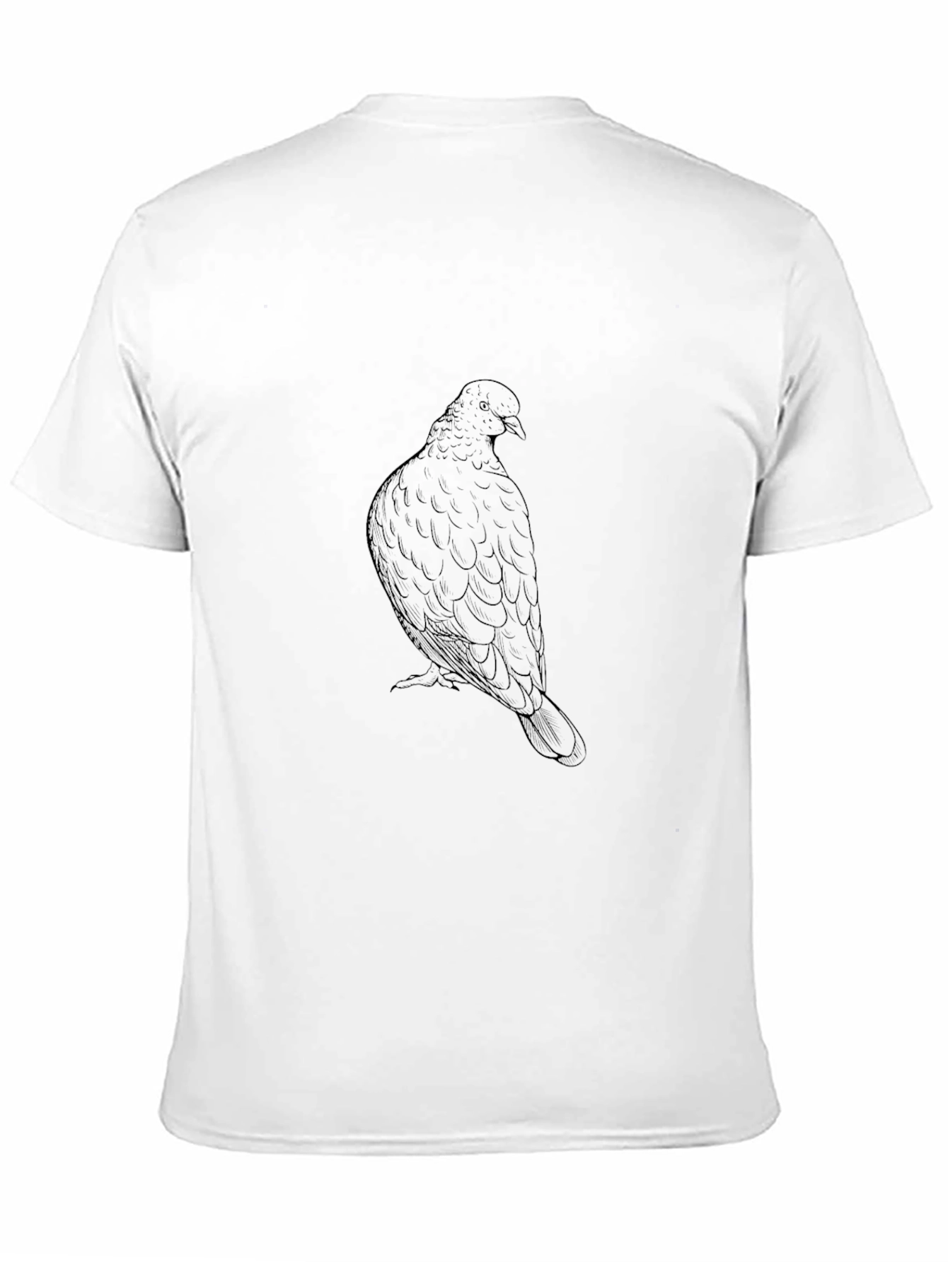 Black Pigeon Graphic Tee - Stylish & Unique