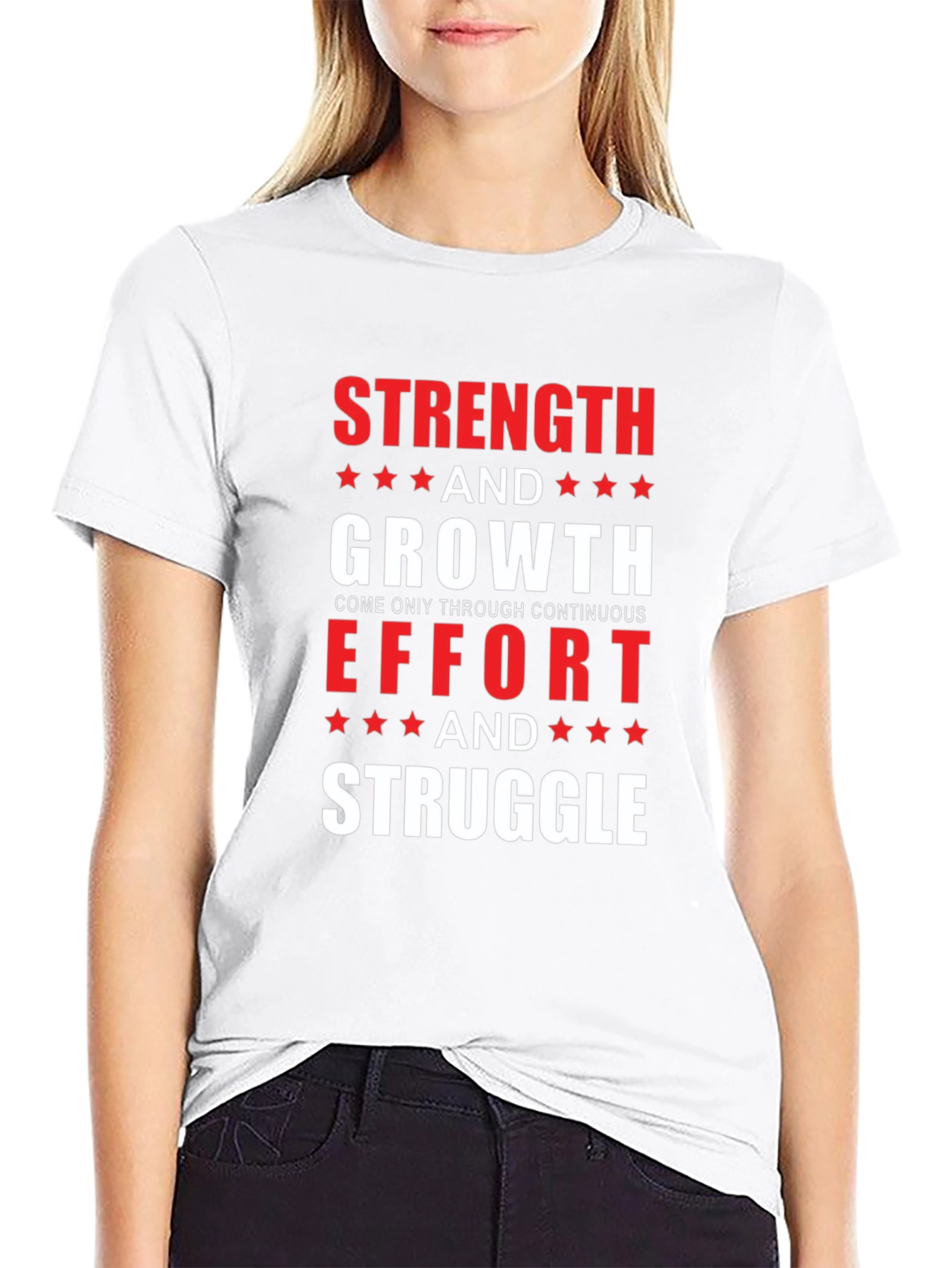 Strength & Growth Motivational T-Shirt