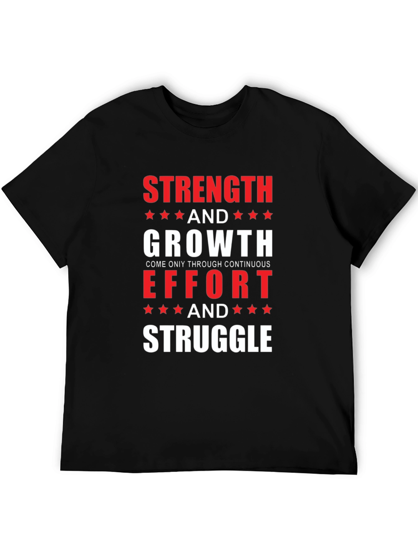 Strength & Growth Motivational T-Shirt