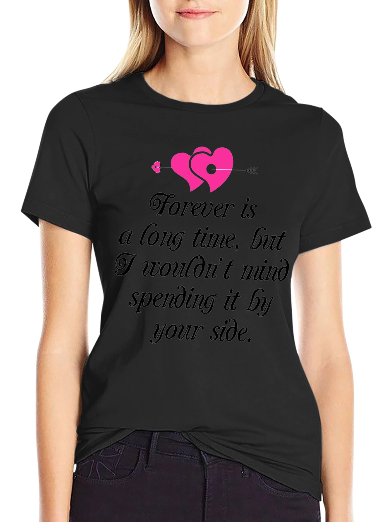 Forever Love T-Shirt Romantic Valentines Day Gift