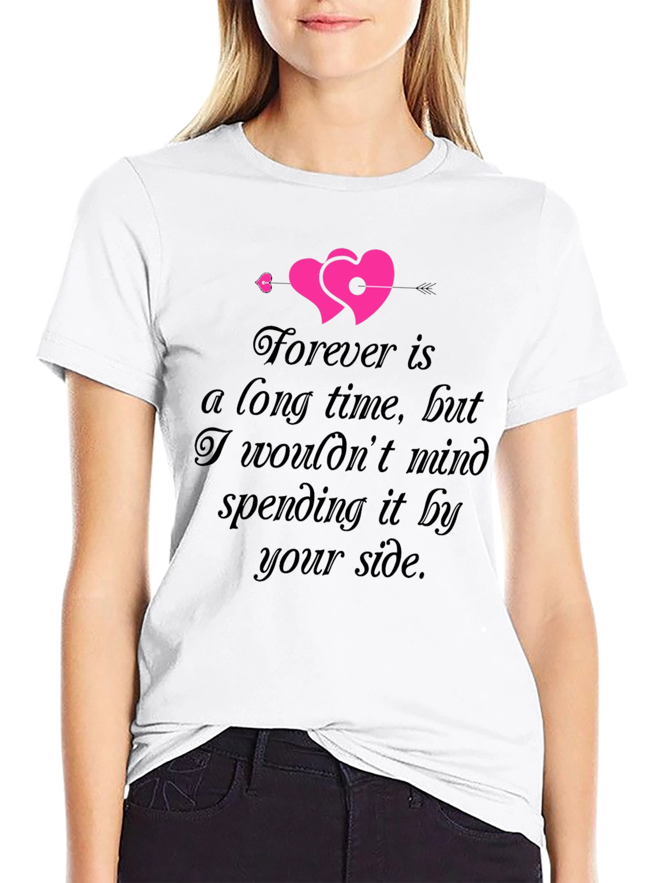 Forever Love T-Shirt Romantic Valentines Day Gift