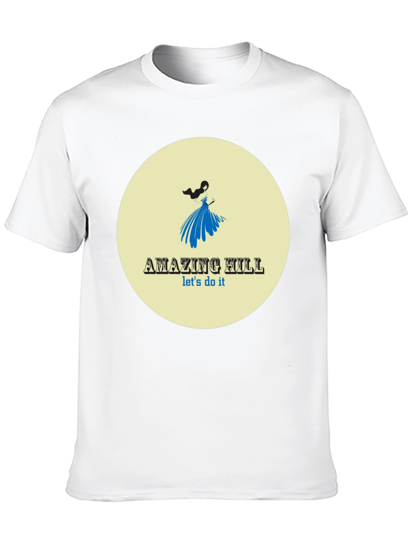 Amazing Hill T-Shirt Black Stylish Graphic Tee