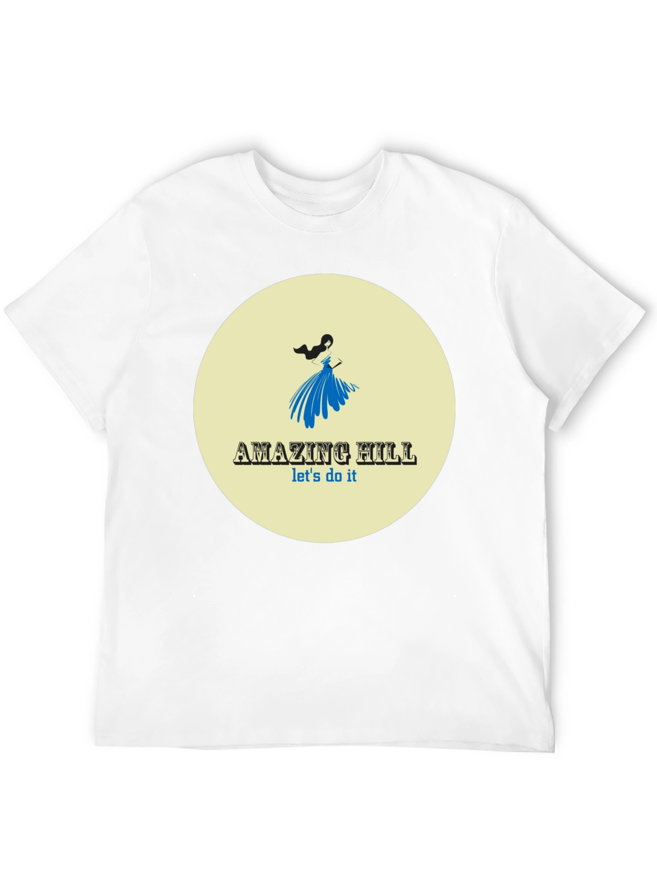 Amazing Hill T-Shirt Black Stylish Graphic Tee