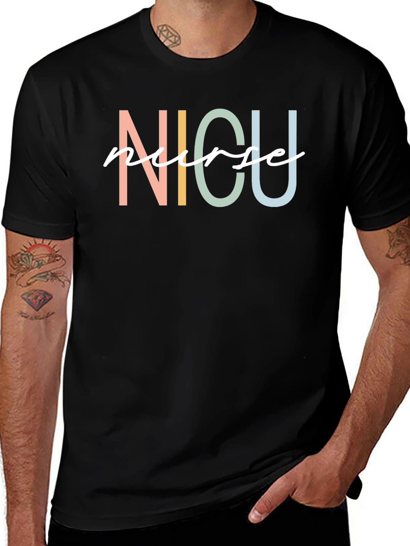 NICU Nurse Graphic Tee - Comfortable Cotton Blend