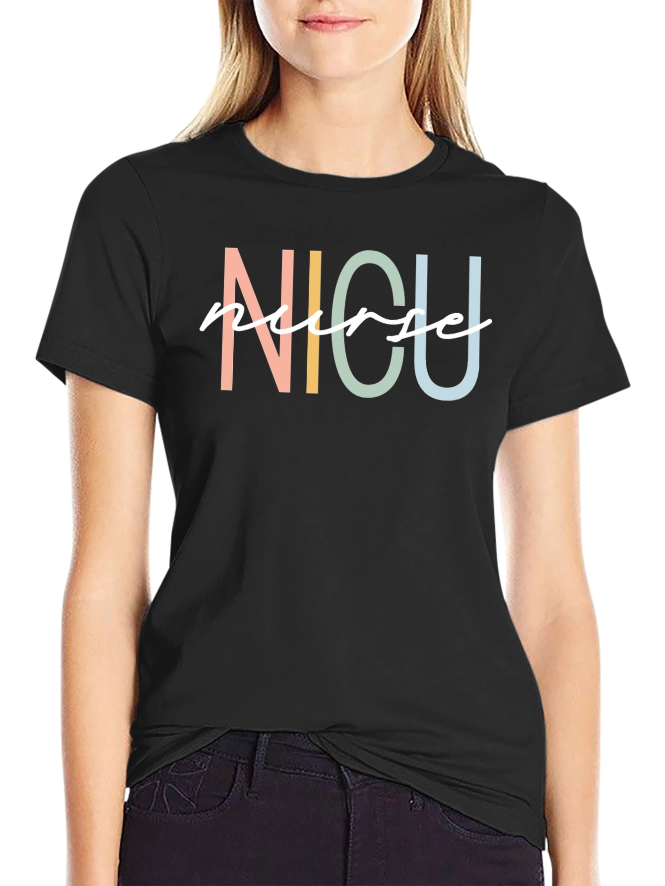 NICU Nurse Graphic Tee - Comfortable Cotton Blend