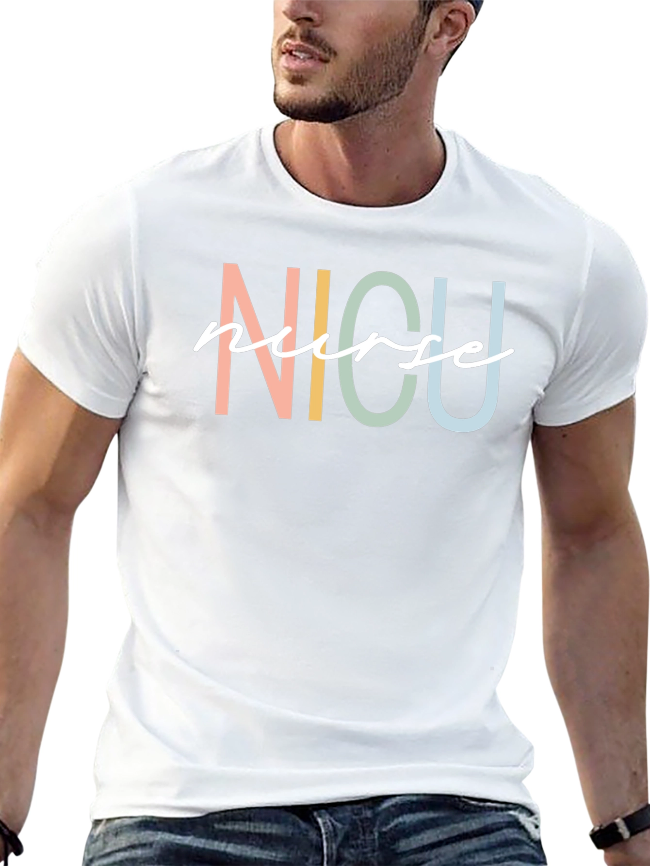 NICU Nurse Graphic Tee - Comfortable Cotton Blend
