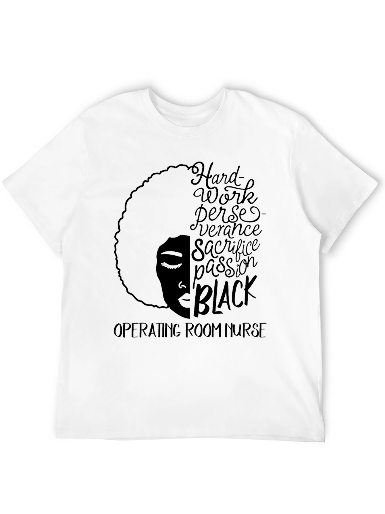 Black Operating Room Nurse T-Shirt