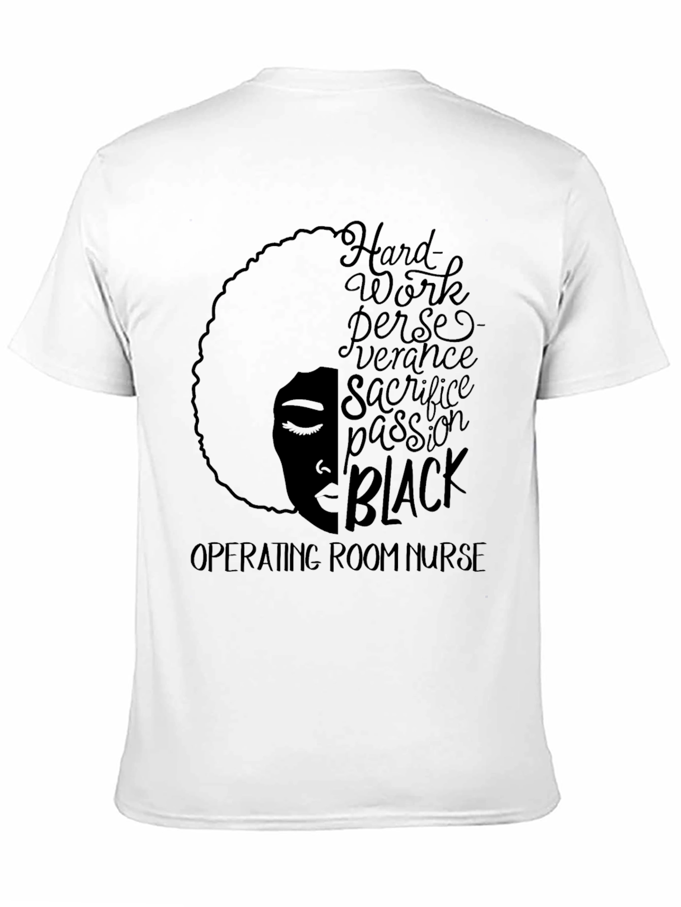 Black Operating Room Nurse T-Shirt