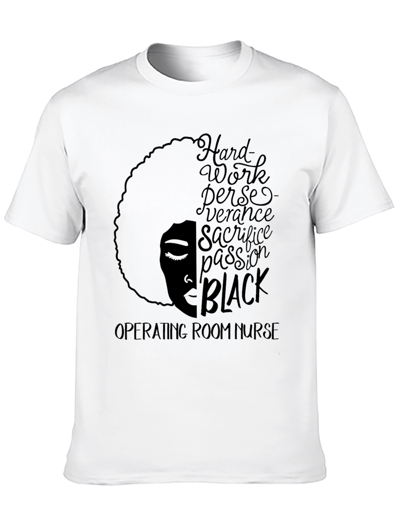 Black Operating Room Nurse T-Shirt