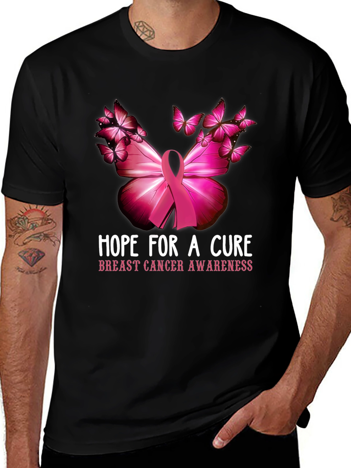 Breast Cancer Awareness Hope for a Cure T-Shirt