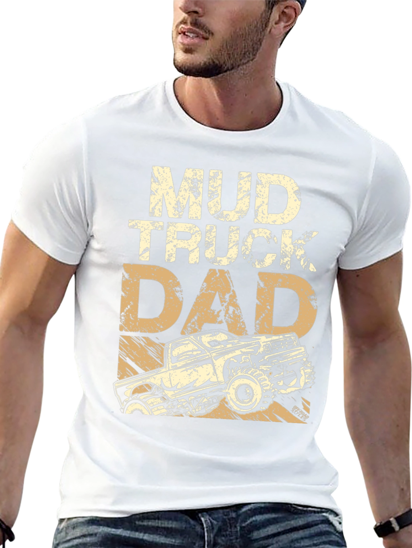Mud Truck Dad Graphic T-Shirt - Off-Road Gift