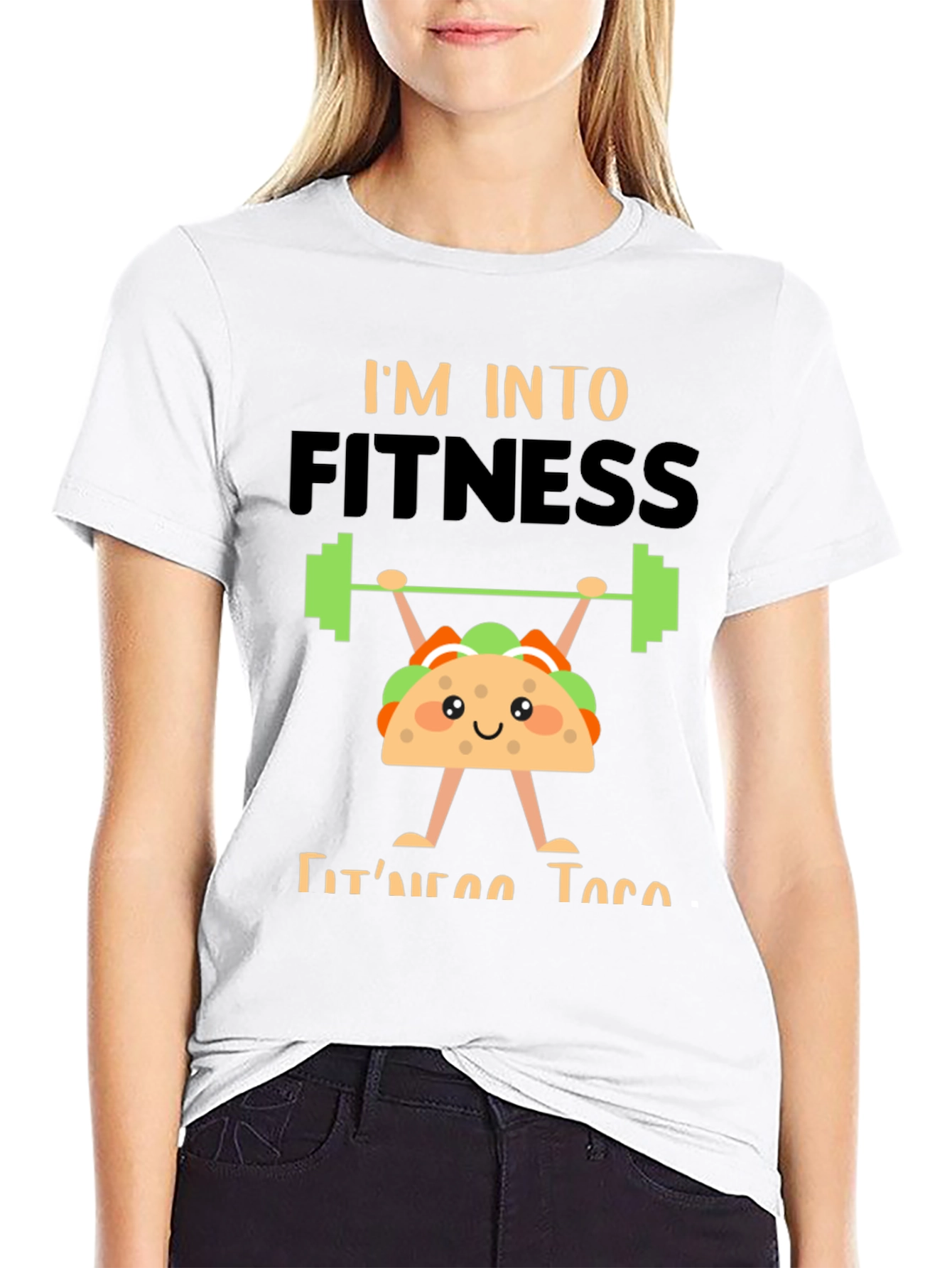 Fitness Taco Graphic Tee - Black