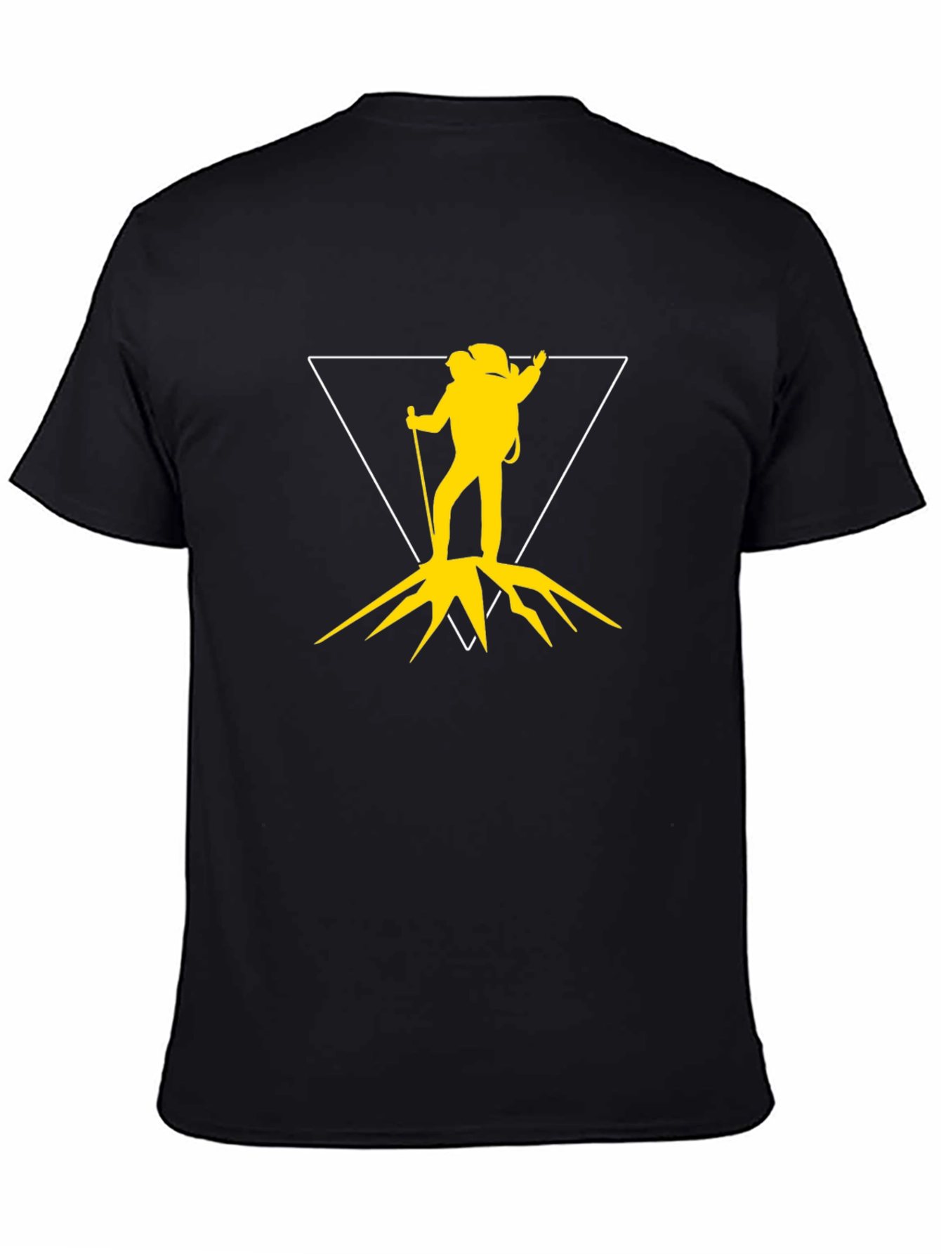 Hiker Graphic T-Shirt - Black