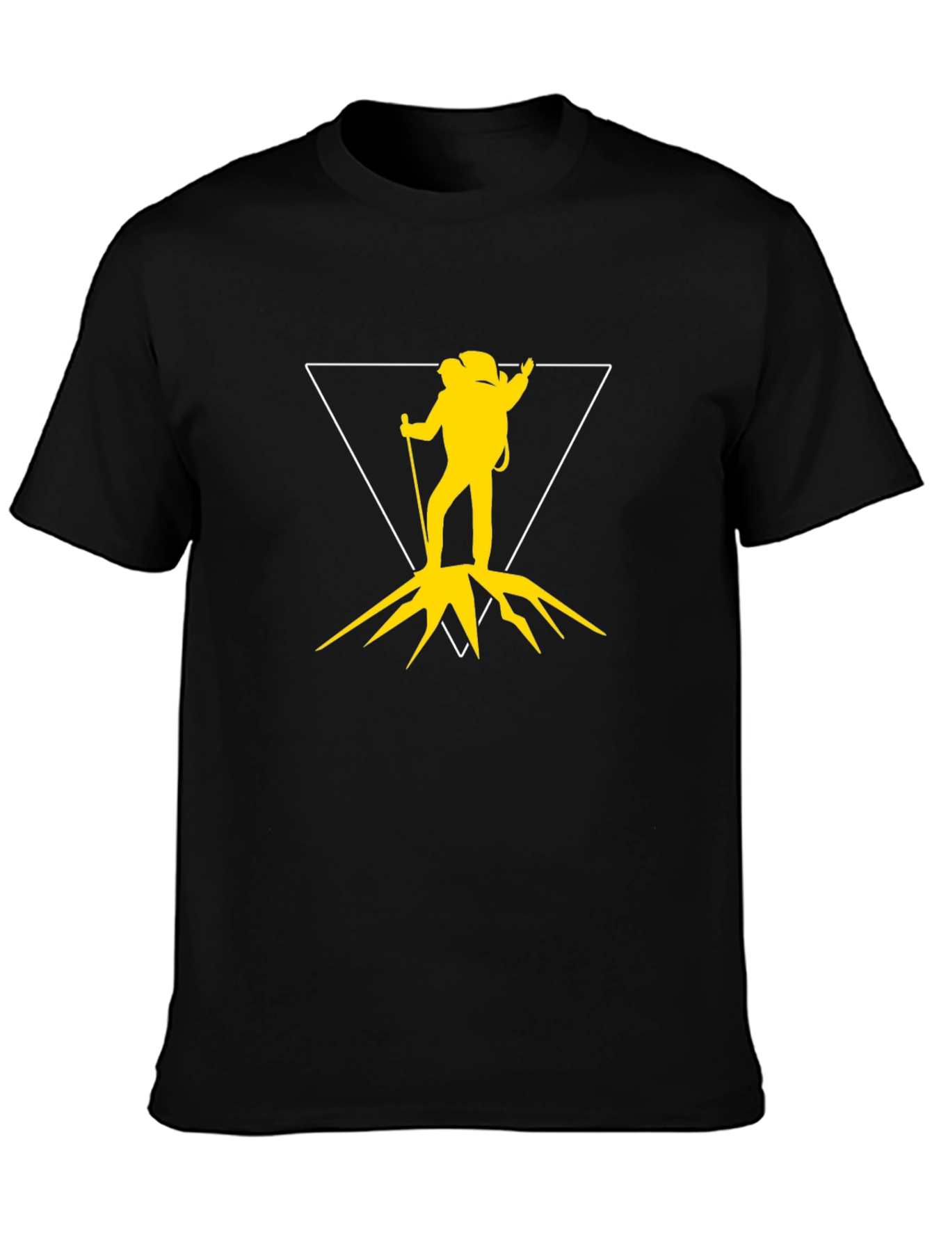 Hiker Graphic T-Shirt - Black