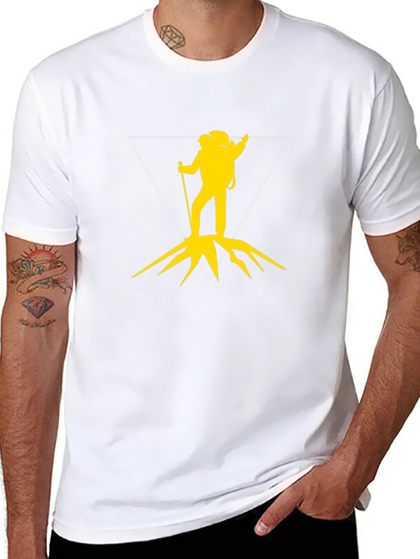 Hiker Graphic T-Shirt - Black