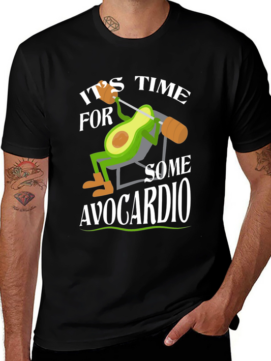 Avocardio Workout T-Shirt - Funny Avocado Gym Tee