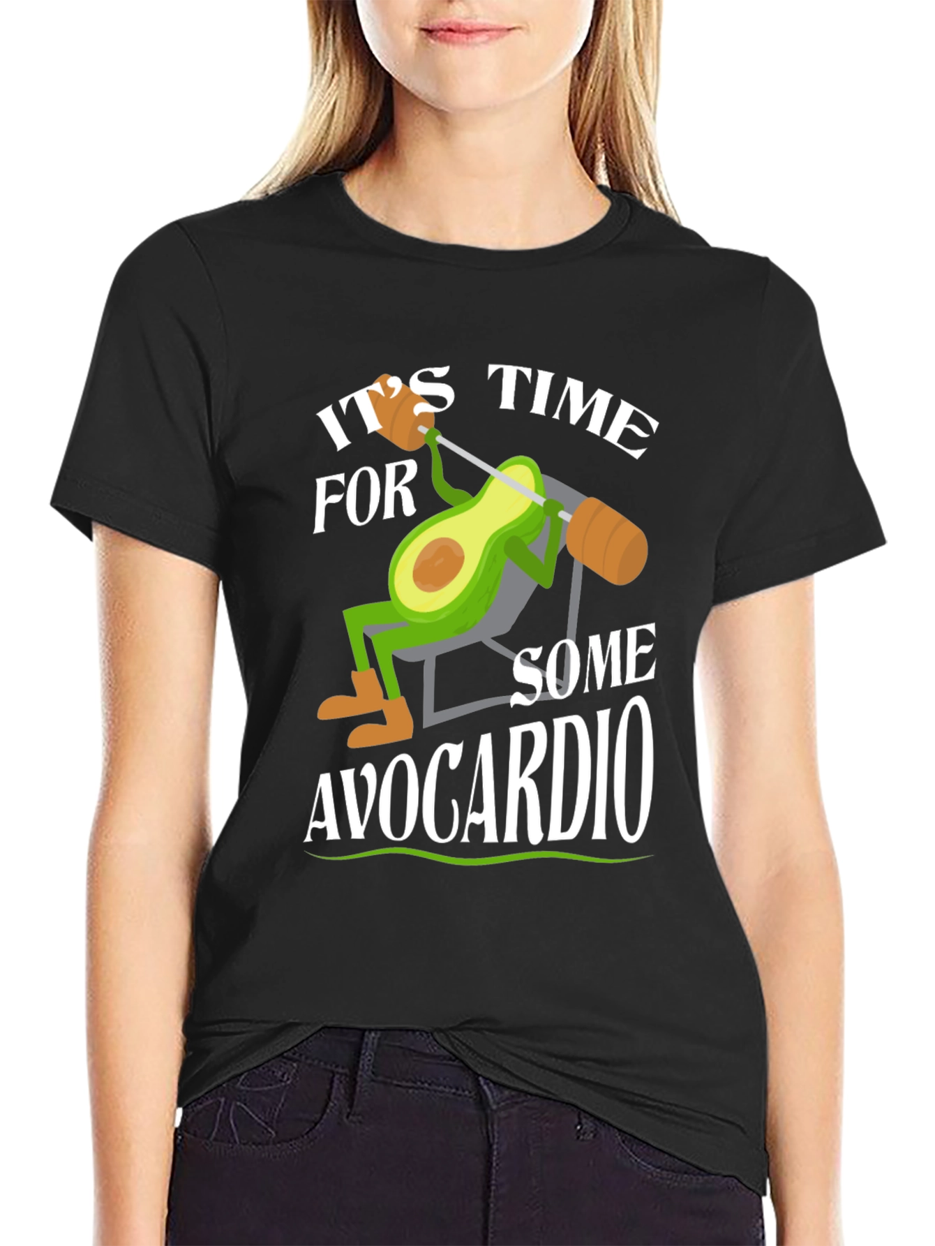 Avocardio Workout T-Shirt - Funny Avocado Gym Tee