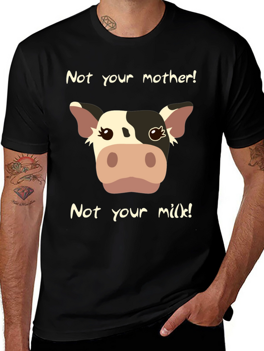 Vegan Cow Graphic T-Shirt