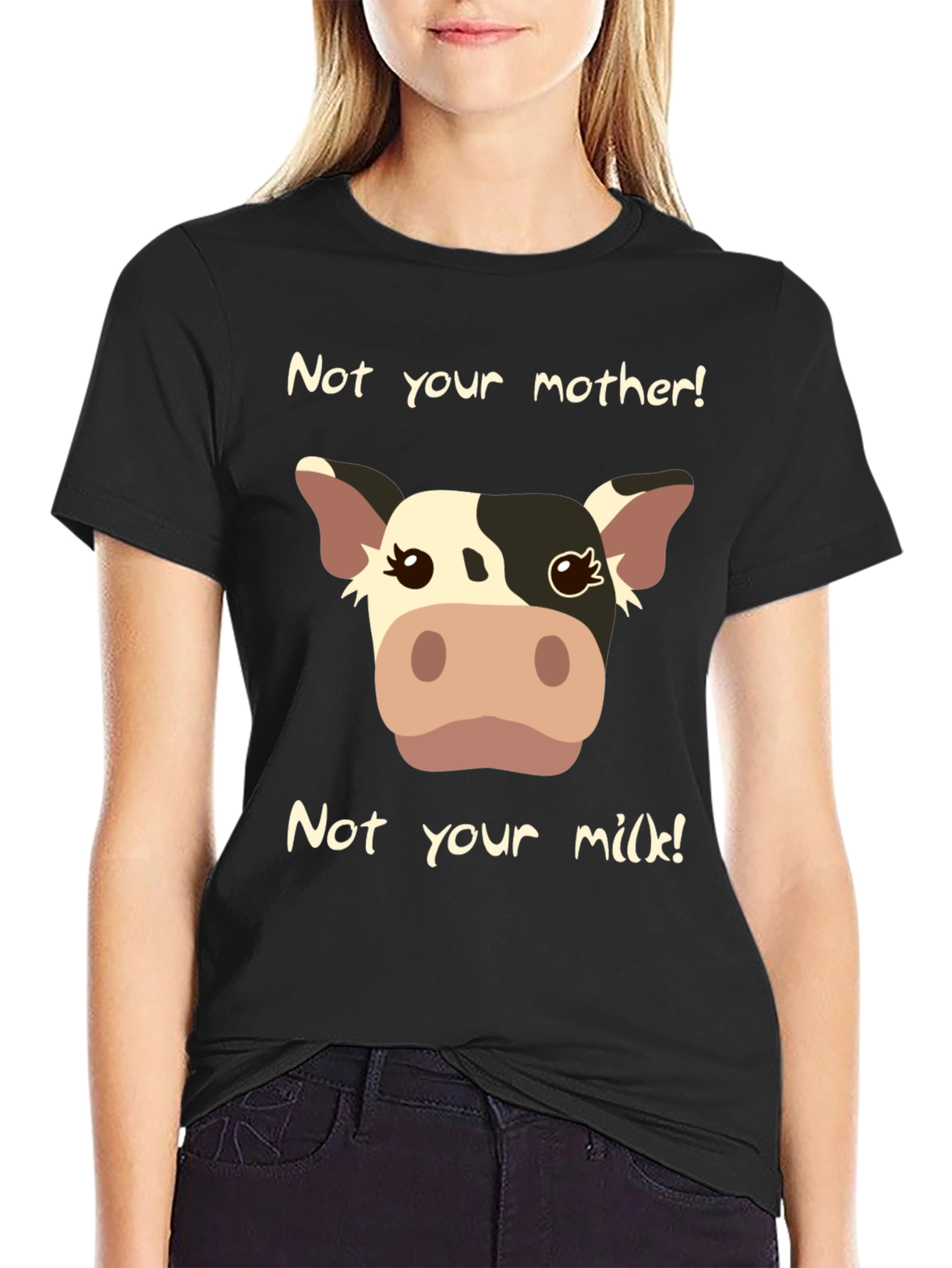 Vegan Cow Graphic T-Shirt