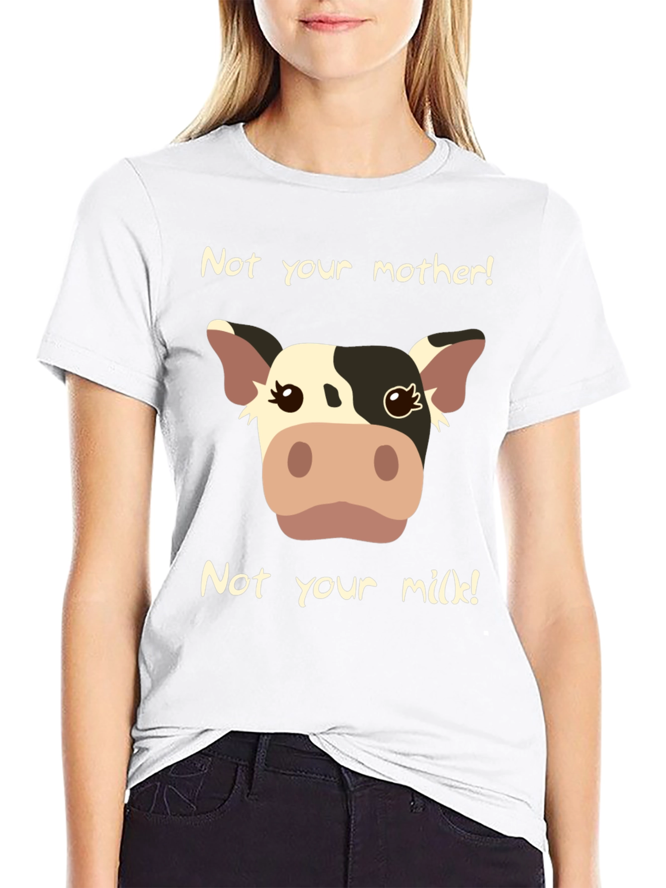 Vegan Cow Graphic T-Shirt