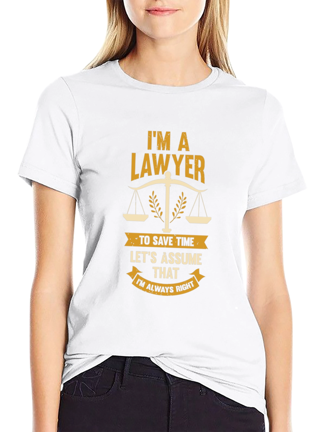 Lawyer Graphic Tee - Always Right Funny Gift