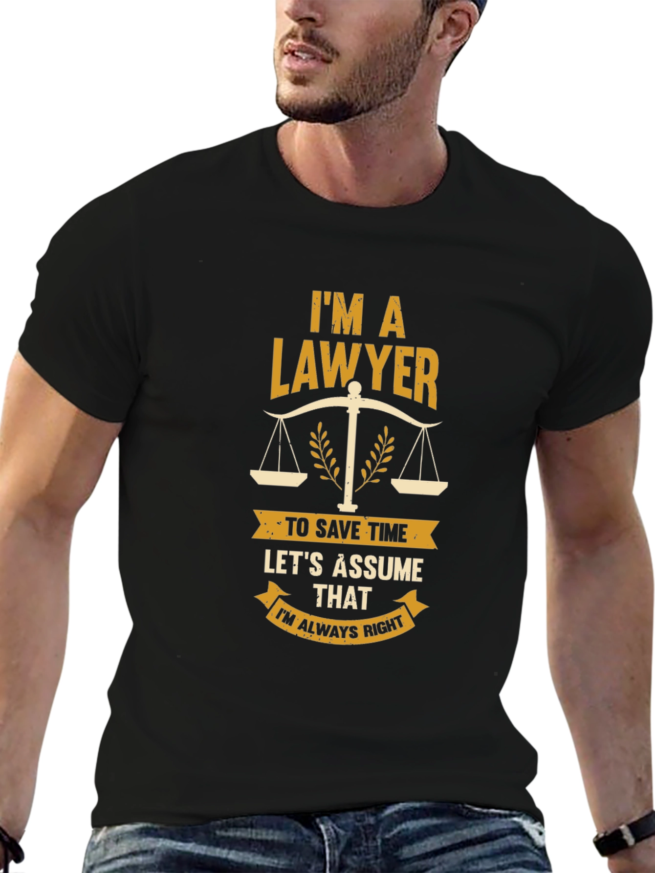 Lawyer Graphic Tee - Always Right Funny Gift