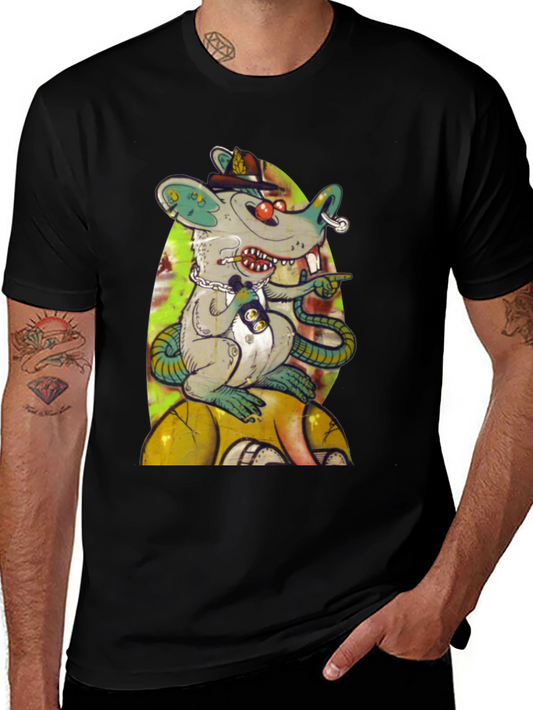 Rat Graffiti Art T-Shirt - Unique Design