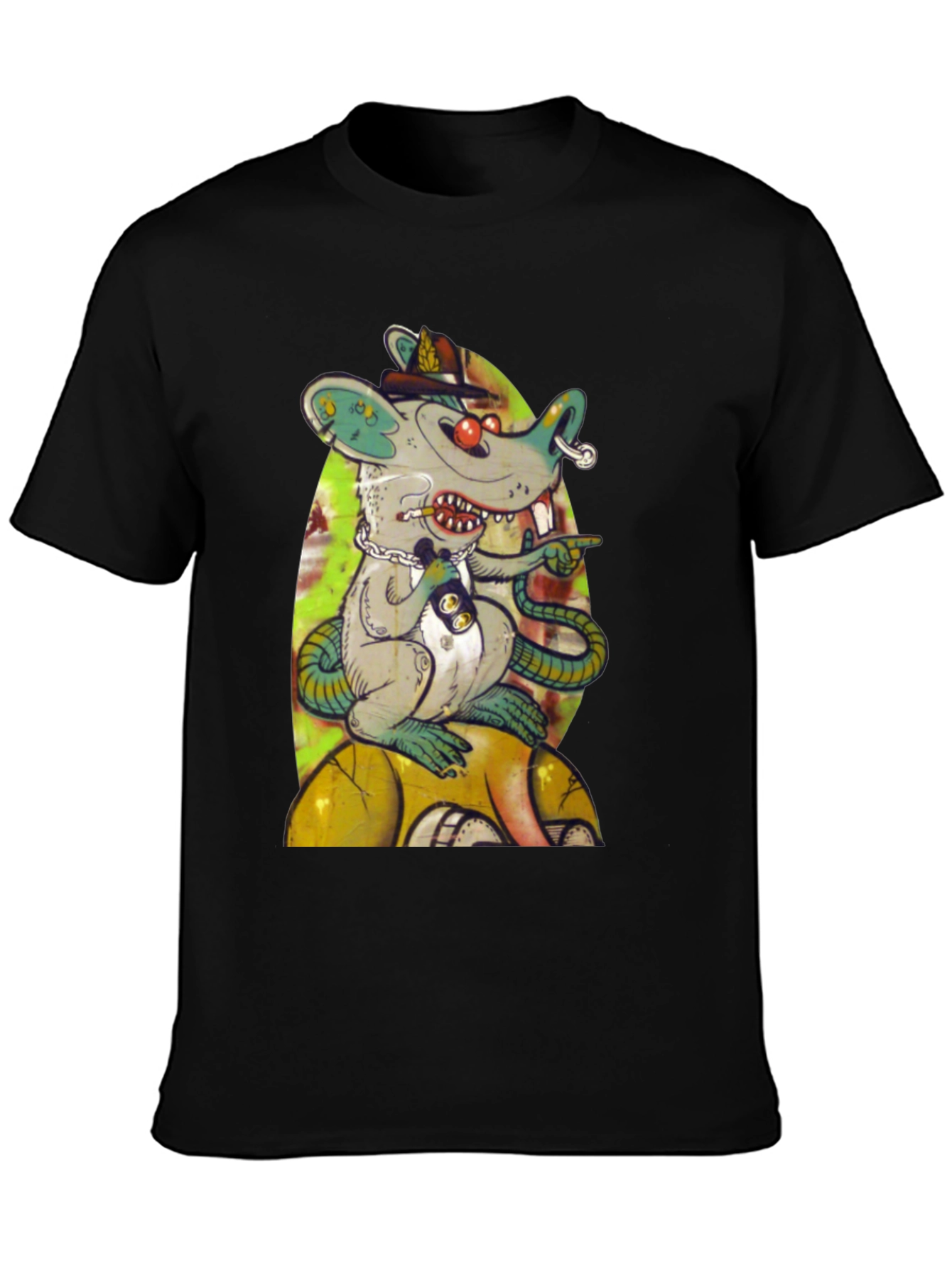 Rat Graffiti Art T-Shirt - Unique Design