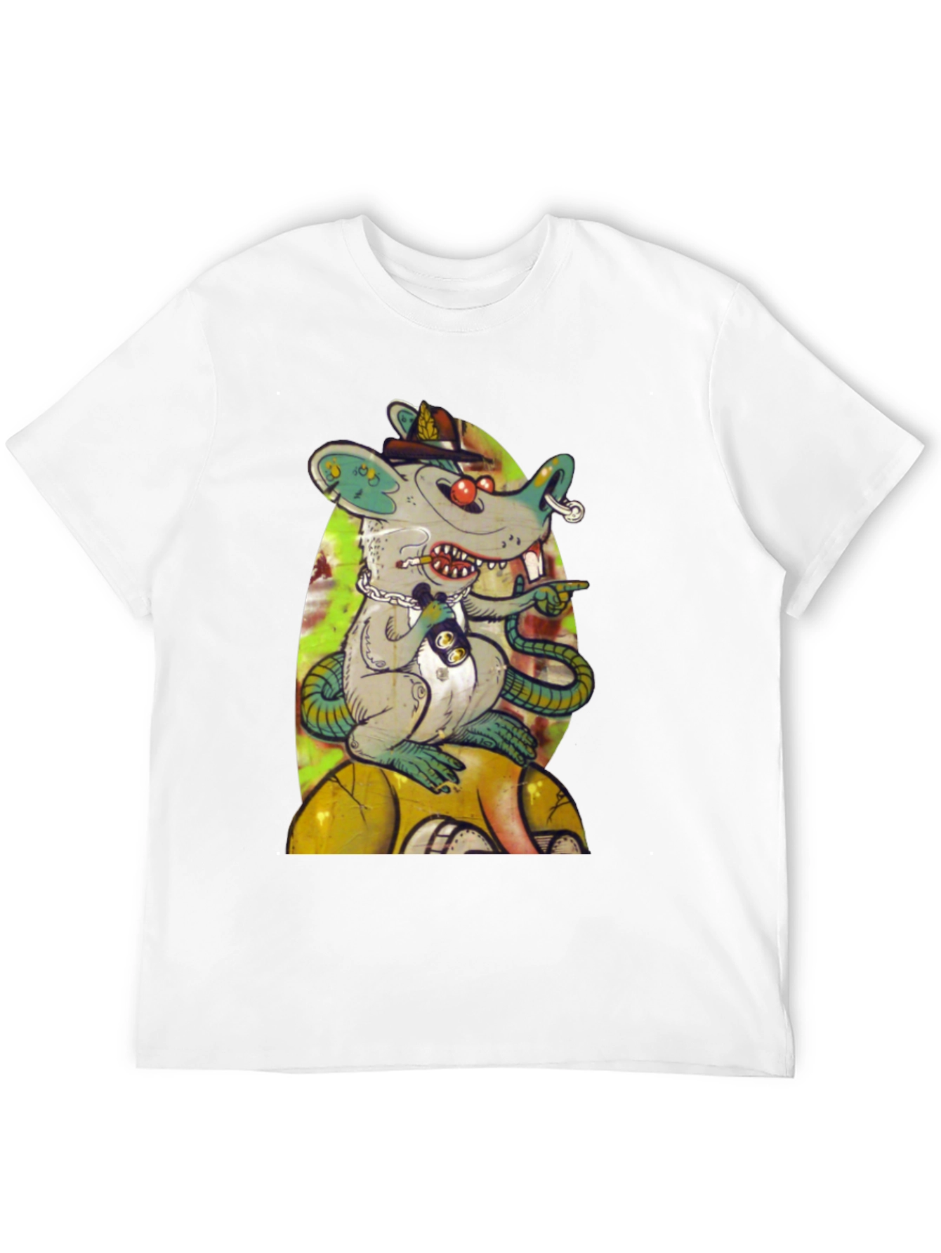 Rat Graffiti Art T-Shirt - Unique Design