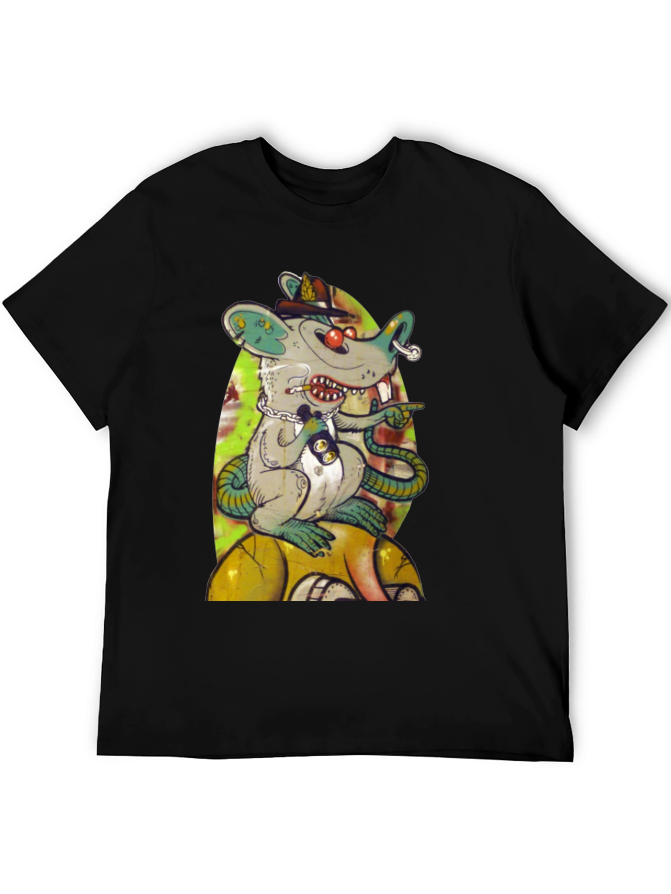 Rat Graffiti Art T-Shirt - Unique Design