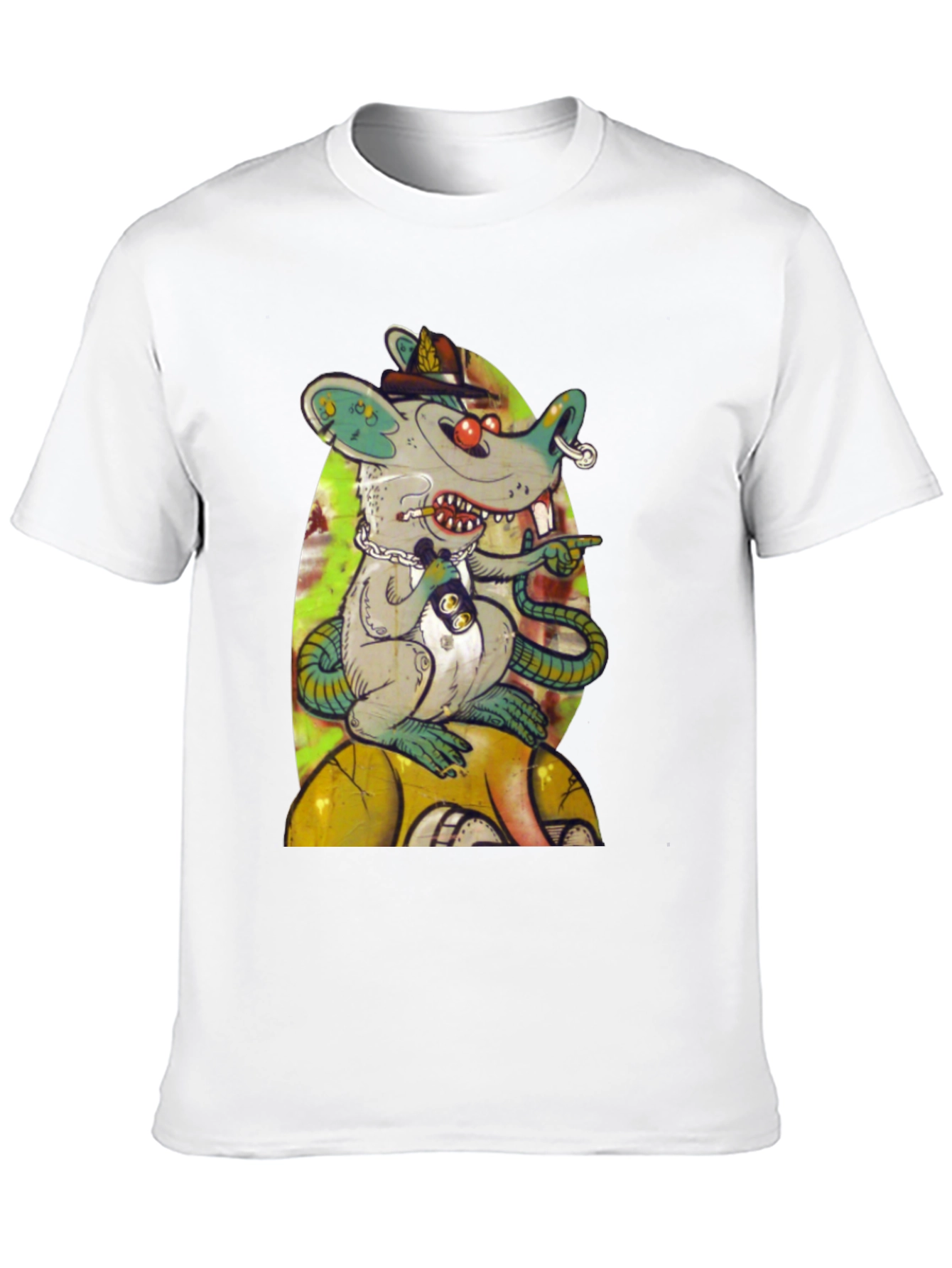 Rat Graffiti Art T-Shirt - Unique Design