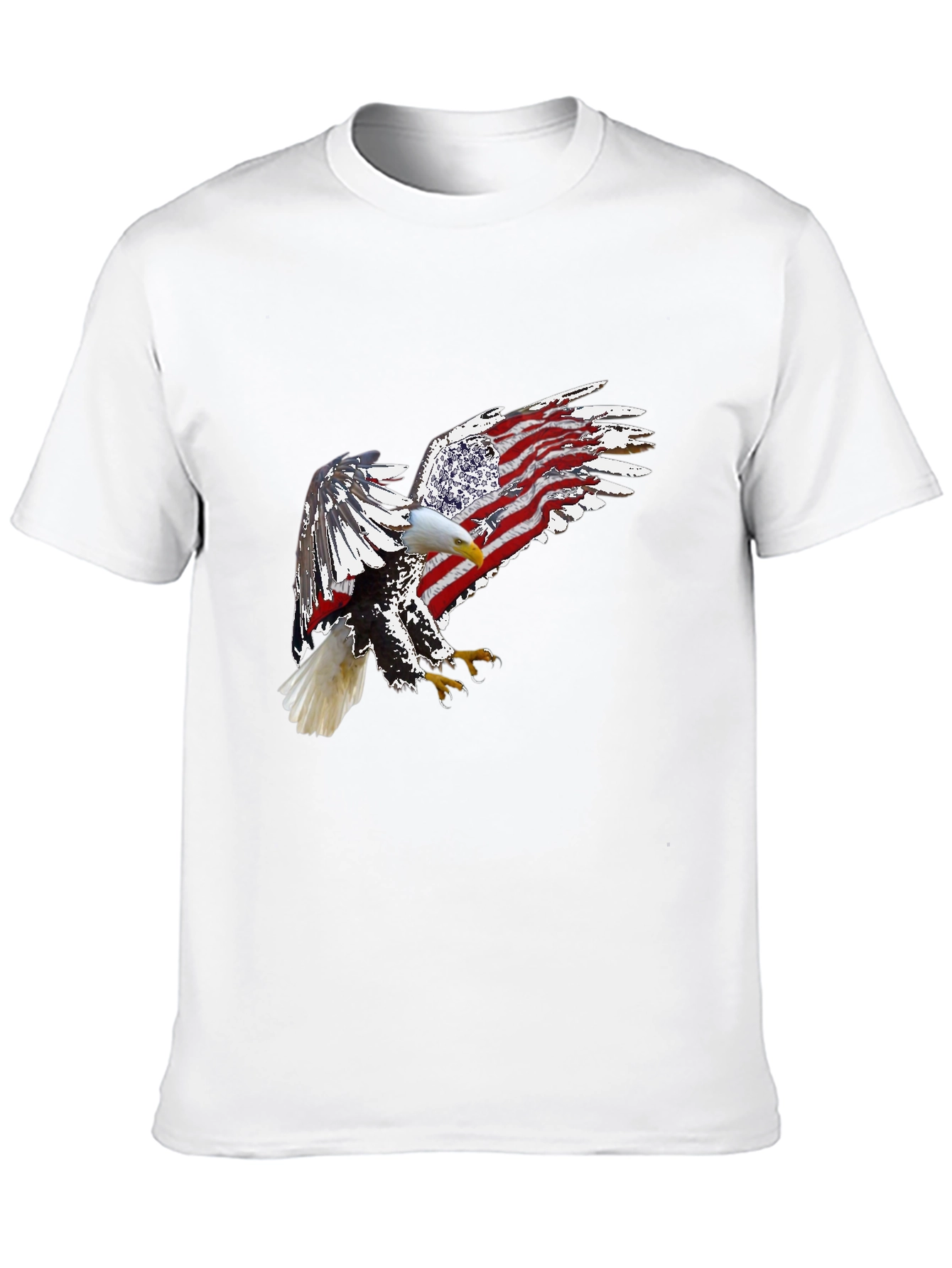 American Eagle USA Flag Patriotic T-Shirt