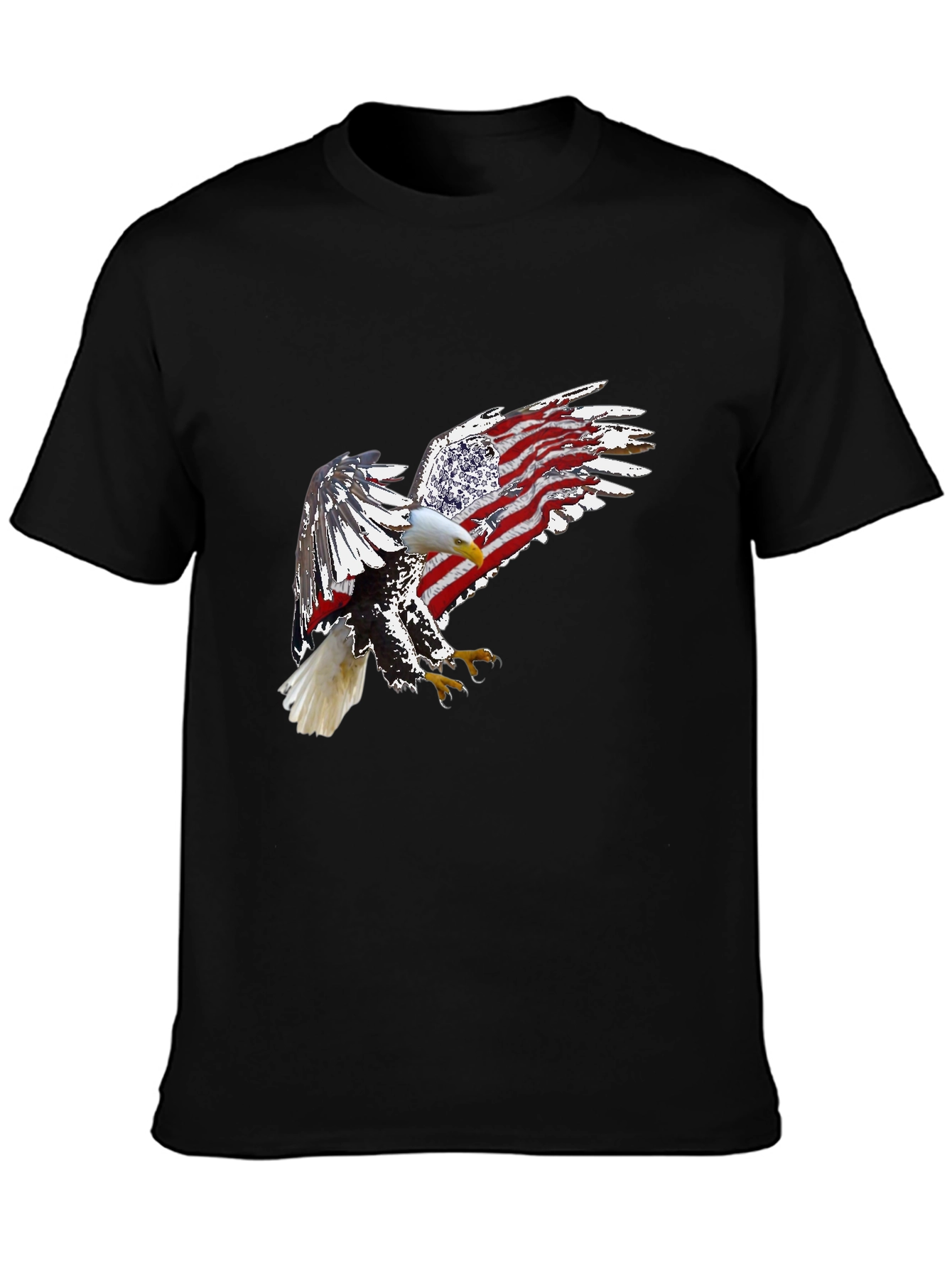 American Eagle USA Flag Patriotic T-Shirt