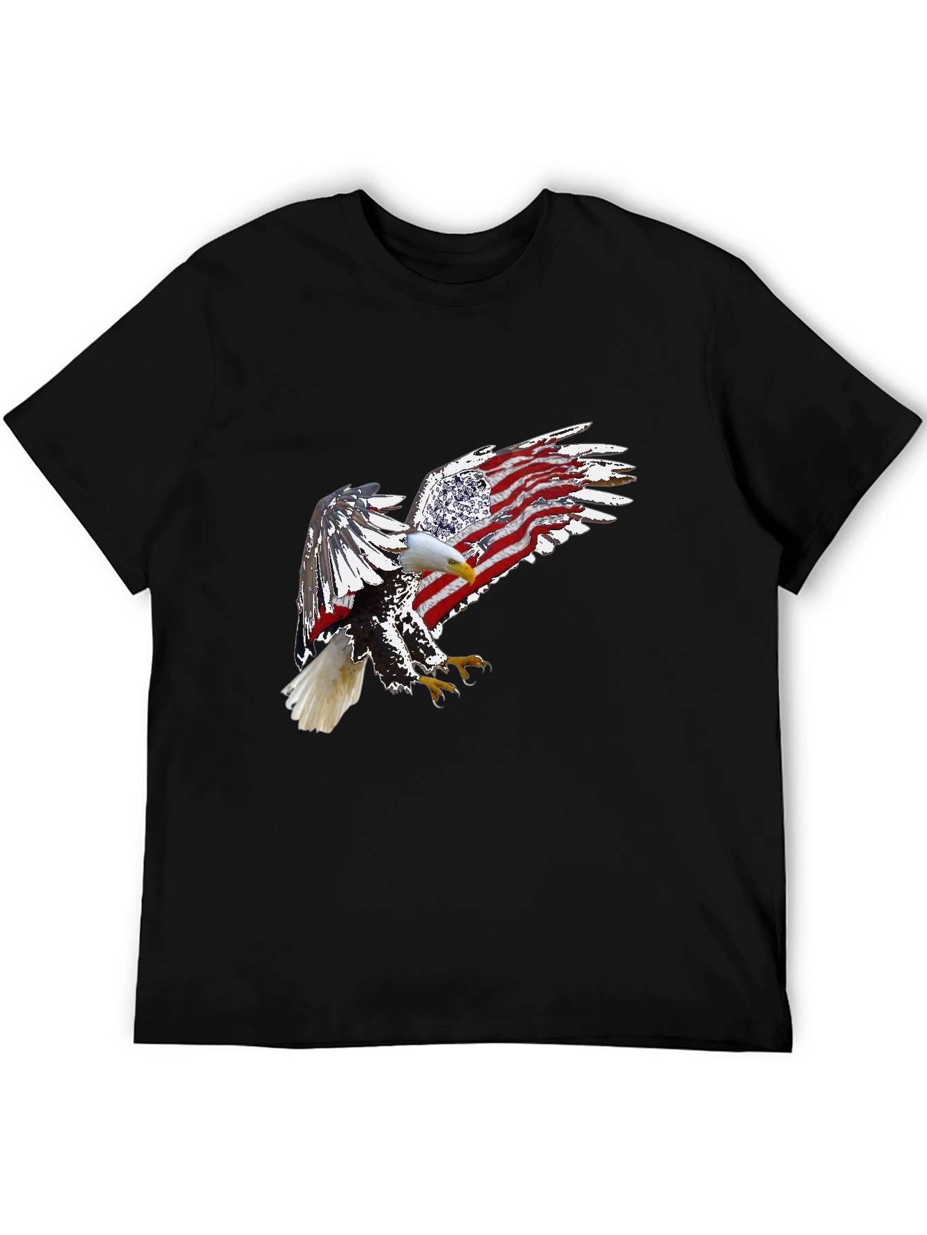 American Eagle USA Flag Patriotic T-Shirt