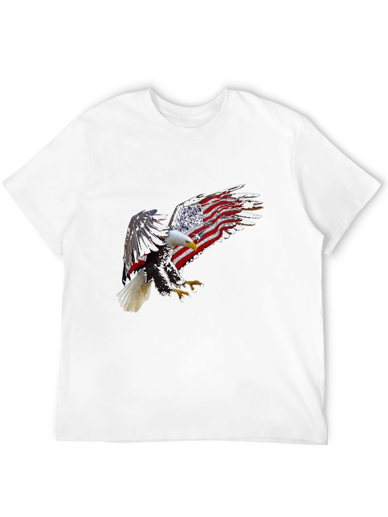 American Eagle USA Flag Patriotic T-Shirt