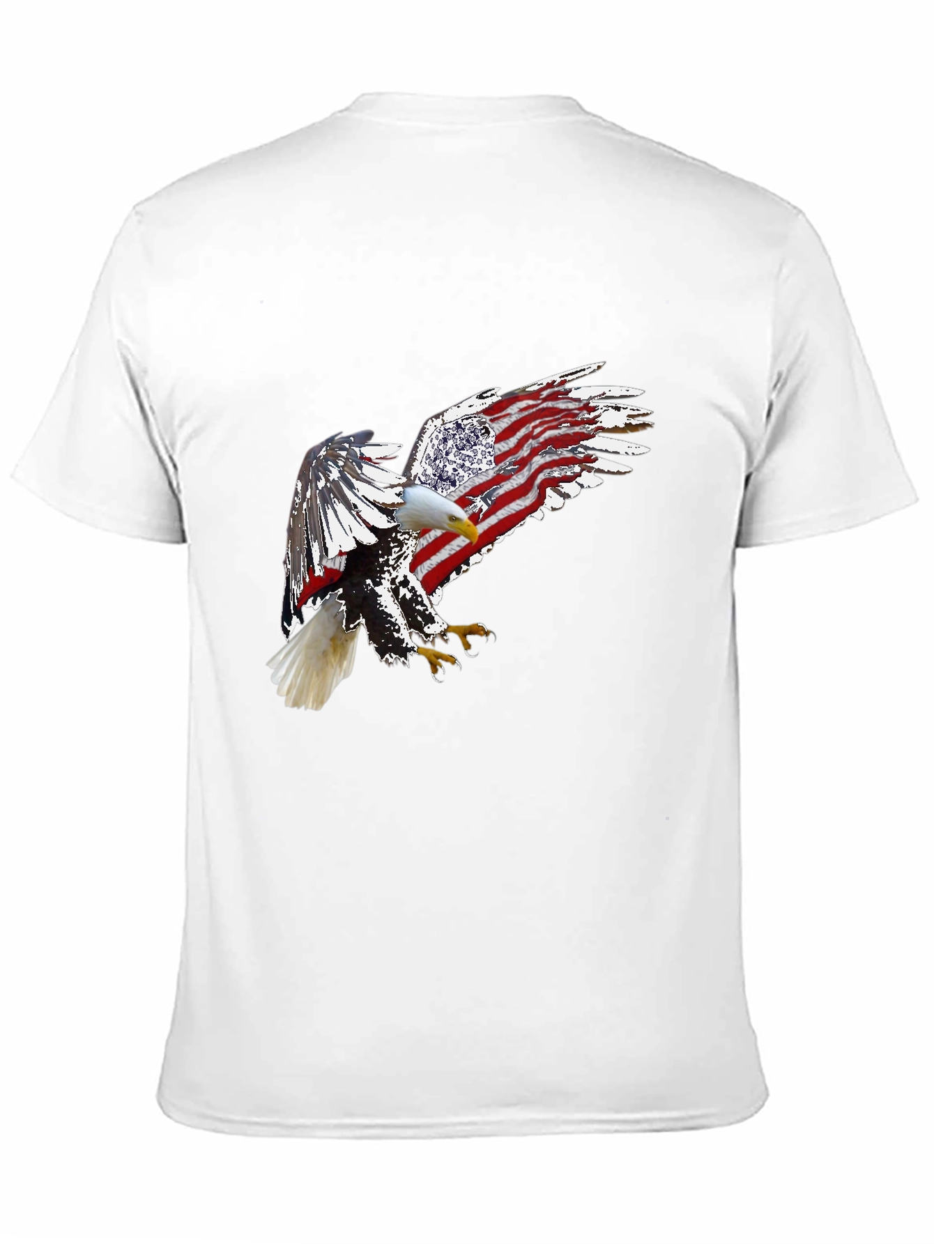 American Eagle USA Flag Patriotic T-Shirt